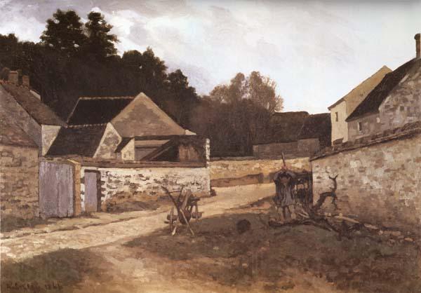 Alfred Sisley Village Street in Marlotte France oil painting art